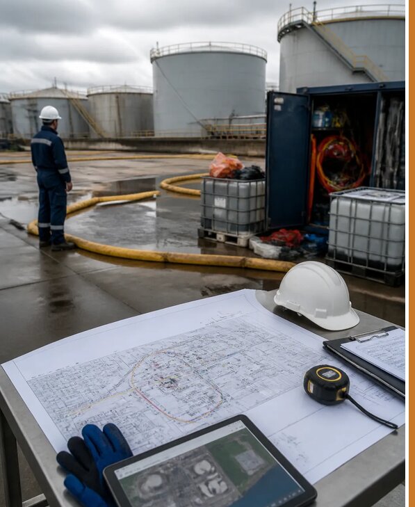 Разработка плана ликвидации разливов нефти в Шадринске
